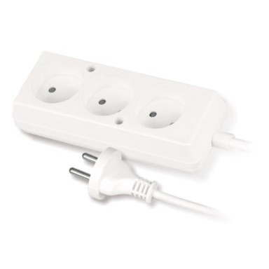 PLASTROL Produžni kabel PS-360/5,0, 3x2P, 5 m, bijela