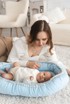 BABYMATEX Pozicionirajući madrac PRESTIGE NATURAL LINEN, 80 x 55 cm