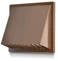 AIRROXY Ventilacijska rešetka s napom 170 x 170 mm FI 100, smeđa