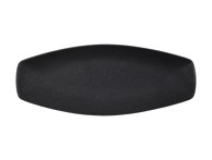 TOGNANA Ovalni poslužavnik Jap, crni, 38,5x15cm