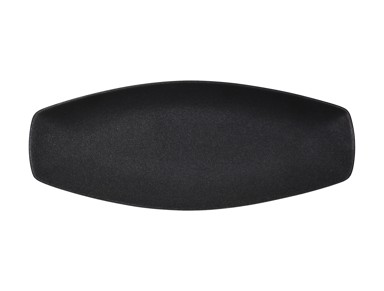 TOGNANA Ovalni poslužavnik Jap, crni, 38,5x15cm