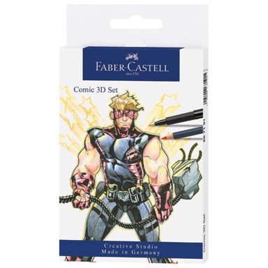 FABER-CASTELL Set Comic 3D Illustration 11 kom 267191
