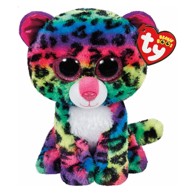 TY Plišana igračka Beanie Boos leopard Dotty, 15 cm, šareni