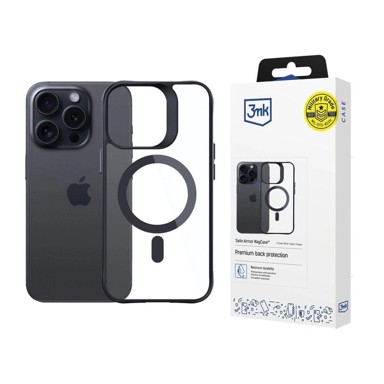 3MK Satin Armor MagCase, iPhone 15 Pro, prozirno