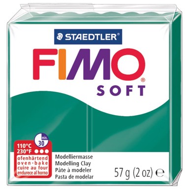 STAEDTLER Fimo Soft masa za modeliranje 57 g 8020-56 emerald zelena