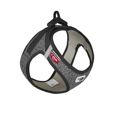 CURLI Oprsnica za pse Merino Clasp Air-Mesh XXXS, crna