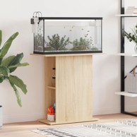 Stalak za akvarij boja hrasta 75x36x72,5 cm od konstruiranog drva