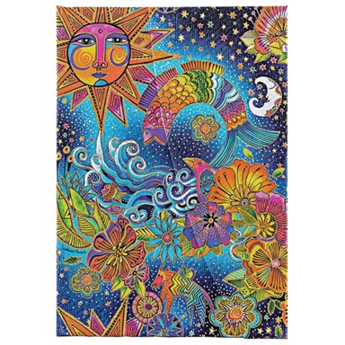 PAPERBLANKS Notes PB9693-1, magnetno zatvaranje, crte, 12,5 x 18 cm, 72 lista, Celestial Magic