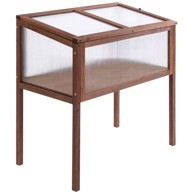 HOMESTAR Povišeni vrtni krevet 81x28x58 cm, smeđi