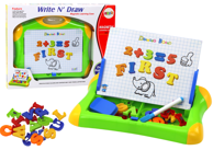 Magnetna edukativna ploča, sa slovima i brojevima