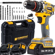 POWERMAT Akumulatorski udarni odvijač 55 Nm, 21 V, 2 x 2 Ah
