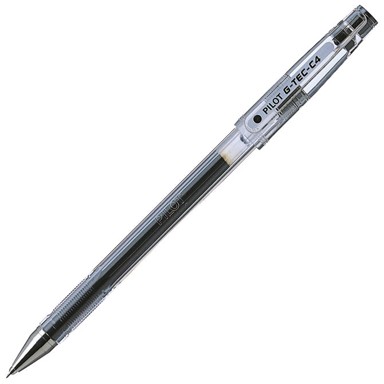 PILOT Gel roler BL-GC4-B, G-TEC-C4, 0,4 mm, crna