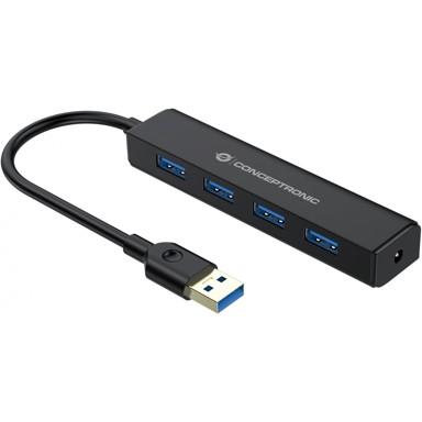 CONCEPTRONIC Hub USB-A 3.0, 4 x USB-A