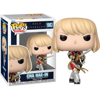 FUNKO POP Figura, Solo Leveling, Cha Hae-In, 9 cm