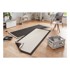 NORTHRUGS Vanjski tepih Panama 80x350 cm, krem-crni