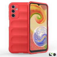 Silikonska Wave maskica za Samsung S24 FE Crvena