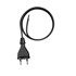 Poliuretanski kabel s ravnim utikačem 3,8 m 2 x 1 mm² tip e radionica