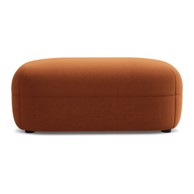 MAKAMII Narančasti baršunast tabure Moana