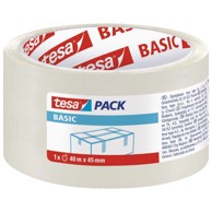 TESA Ljepljiva traka, Basic Hot Melt, 45 mm x 40 m, prozirna