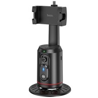 HOCO Držač za telefon K23 s automatskim praćenjem lica i rotacijom 360° crni
