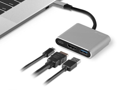 TRACER Adapter A-1, USB-C na HDMI 3840 x 2160, USB 3.0, PD 100 W