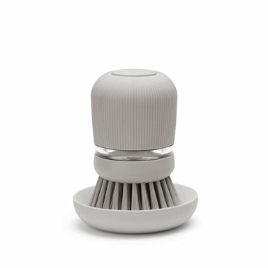 BRABANTIA Četka za posuđe s dozatorom sredstva za pranje posuđa, siva