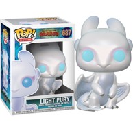 FUNKO POP Figura, How to Train Your Dragon, Light Fury, 9 cm