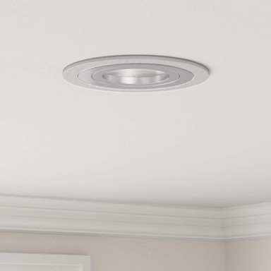 Ugradbena stropna rasvjeta GU10 12kom, okrugla, srebrna