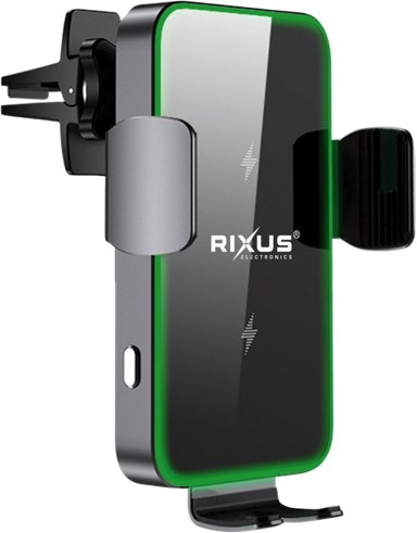 RIXUS Auto punjač RXWC36, bežični, crni