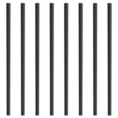 VEVOR Metalne balustrade za stepenice BP-38in-72, 25x5,5x965 mm, crne