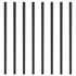 VEVOR Metalne balustrade za stepenice BP-38in-72, 25x5,5x965 mm, crne