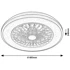 RABALUX Stropni ventilator Dalfon2 71331