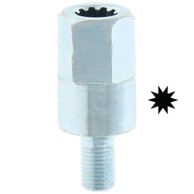 GRANIT Adapter osovine trimera M6 x zvijezda 10