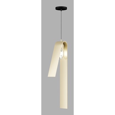SQUID LIGHTING Crna/u zlatnoj boji viseća svjetiljka s metalnim sjenilom Fold