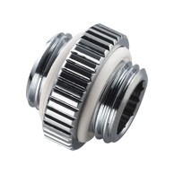 PHANTEKS Ravni adapter Glacier MM, G1/4 inča AG na G1/4 inča AG, krom, srebrni