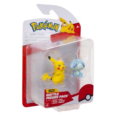 POKEMON Figurica Battle Figure First Partner 2 pk Sobble & Pikachu W9