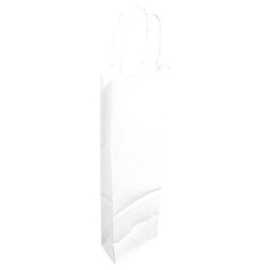 DUGA Vrećica ukrasna za bocu natron, 14x38x8 cm pk50, bijela