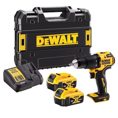 DEWALT Akumulatorska bušilica odvijač DCD709P2T, 2x5Ah