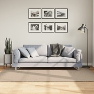 Tepih Huarte kratka vlakna mek i periv boja pijeska 140x200 cm