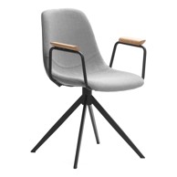 MARCKERIC Svijetlo sive blagovaonske stolice u setu 2 kom Tali