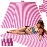 Prostirka za plažu, 200x200cm, roza
