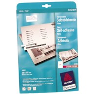 ZWECKFORM Samoljepljiva folija A4 140 mikrona 25 kom prozirna 3482