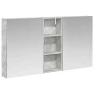 Set kupaonskih ormarića s policom, 3 kom, 130 x 14.5 x 70 cm