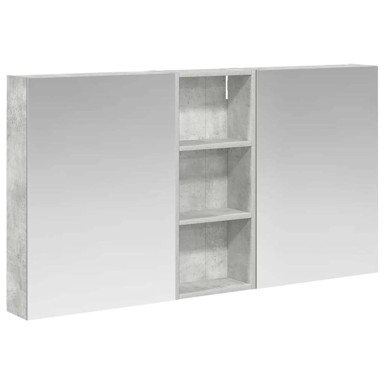 Set kupaonskih ormarića s policom, 3 kom, 130 x 14.5 x 70 cm