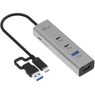 I-TEC Hub Metal 2xUSB-C 3.2 Gen 1 + 2xUSB-A 3.2 Gen 1 + USB-C PD 85W