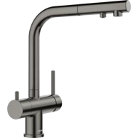 BLANCO Slavina Fontas-S II VT, satin dark steel
