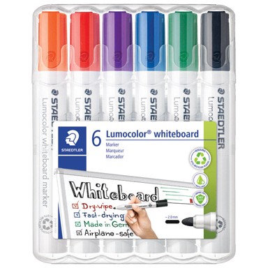 STAEDTLER Marker za bijelu ploču Lumocolor 351 WP6, 2 mm, pakiranje 6 kom