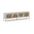 MARCKERIC Krem TV komoda 180x50 cm Tayra