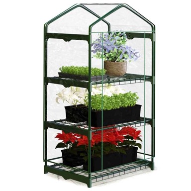 NORTHIX Vrtni staklenik 125x69x49 cm