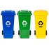Set kanti za otpad 3x120 l